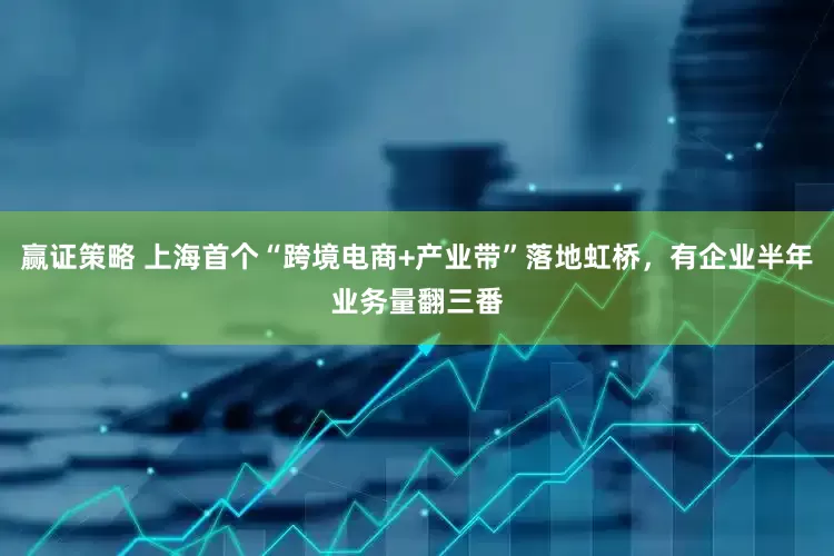 赢证策略 上海首个“跨境电商+产业带”落地虹桥，有企业半年业务量翻三番