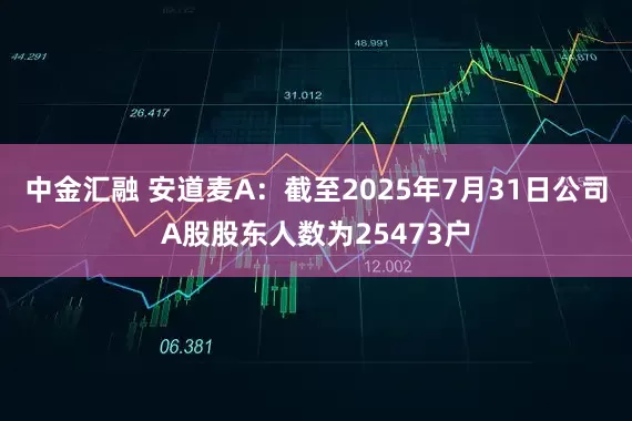 中金汇融 安道麦A：截至2025年7月31日公司A股股东人数为25473户